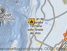 Map: Pfarrkirche zur Hl. Julitta und Hl. Quirikus Tramin / Chiesa parrocchiale di S. Quirico e Giulietta Termeno
