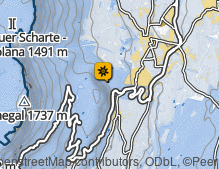 Karte: Eislöcher bei Eppan / Buche di ghiaccio di Appiano