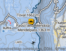 Mappa: Mendelpass / Passo Mendola