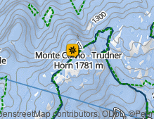 Mappa: Naturpark Trudner Horn / Parco naturale Monte Corno
