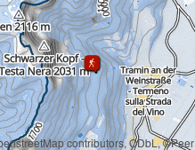 Mappa: Kastelazweg von Tramin nach Kurtatsch