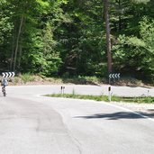 kehre mendelpassstrasse radfahrer