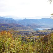 kalterer hoehenweg matschatsch blick richtung kalterersee herbst