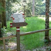 wanderweg nr zum roen wegweiser