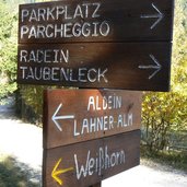 P Blaetterbachschlucht Taubenleck Aldein Weisshorn