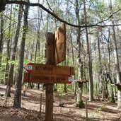 RS wanderweg altenburg kaltern bei abenteuerpark hochseilgarten