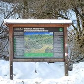 RS schild naturpark trudner horn schnee