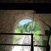 RS mendelbahn fahrt tunnel