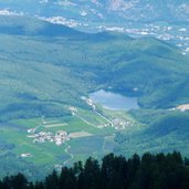 RS montiggl und montiggler seen aussicht vom monte roen