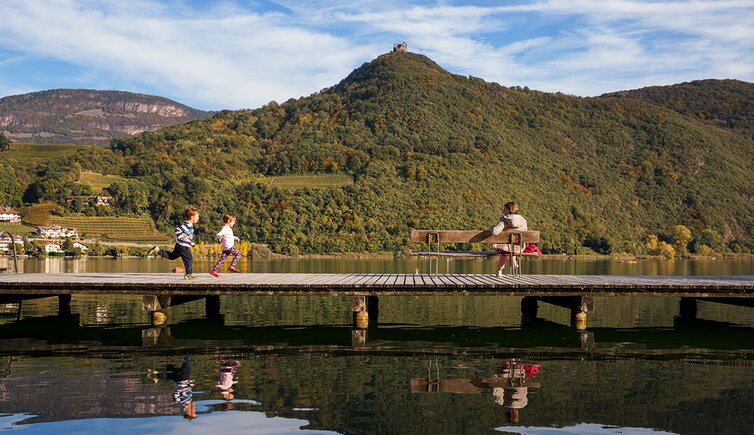 kalterersee herbst personen